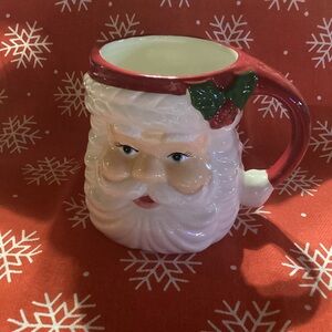Sleigh Bell Bistro Santa Mugs - set of 2 - 19 ounce capacity